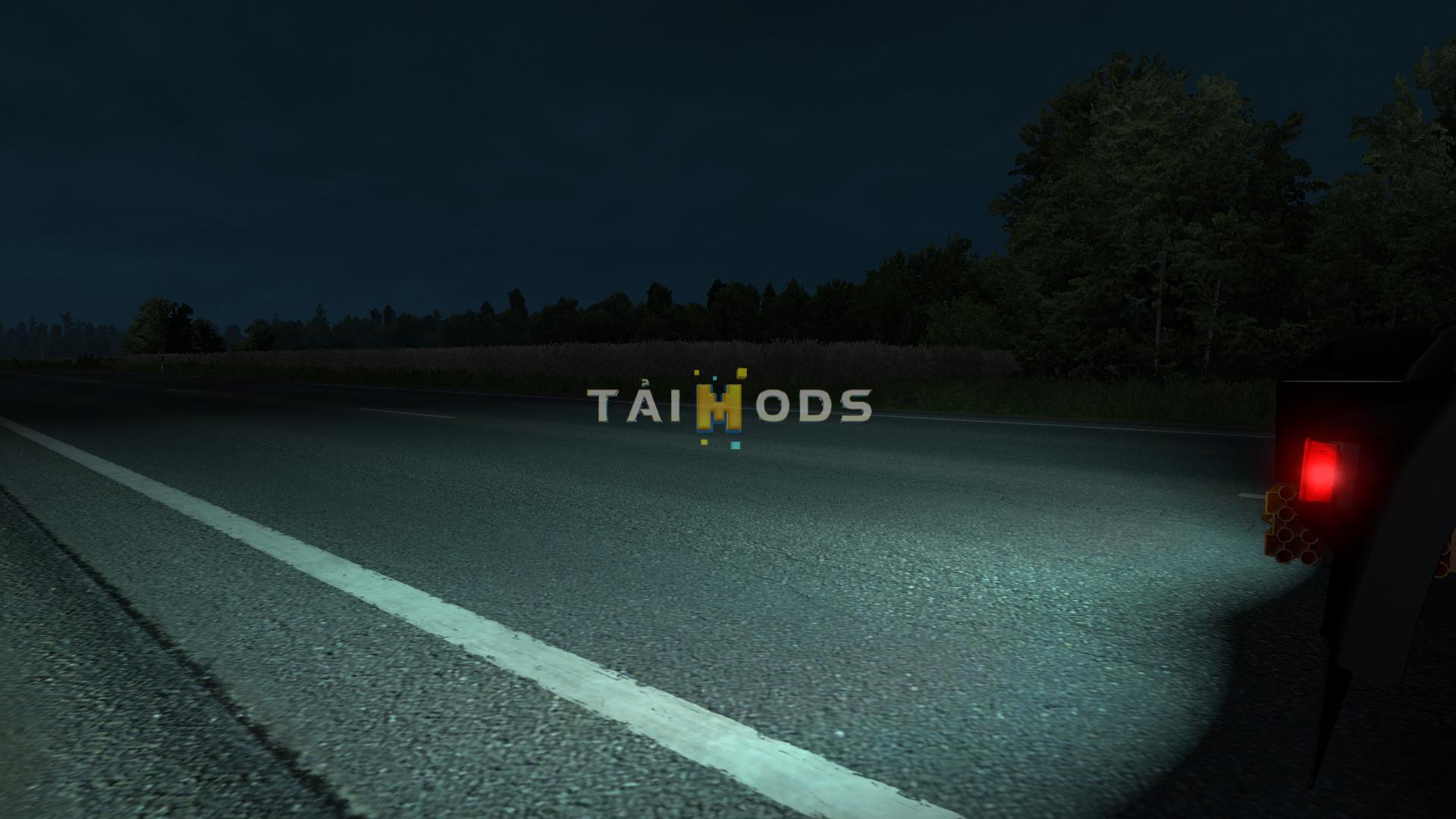 MOD ETS2 – Phụ Tùng ETS2 - 5500K Reverse Light V1.5 (1.37.x)