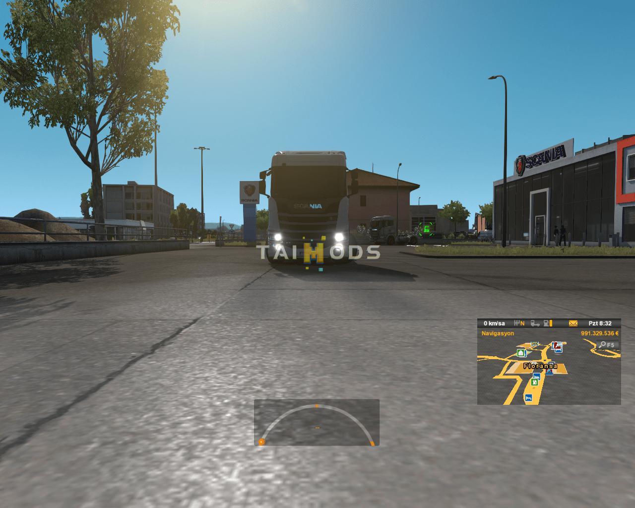 MOD ETS2 – Phụ Tùng ETS2 - Scania R 2016 Fog Lights 1.36.x (1.36.x)