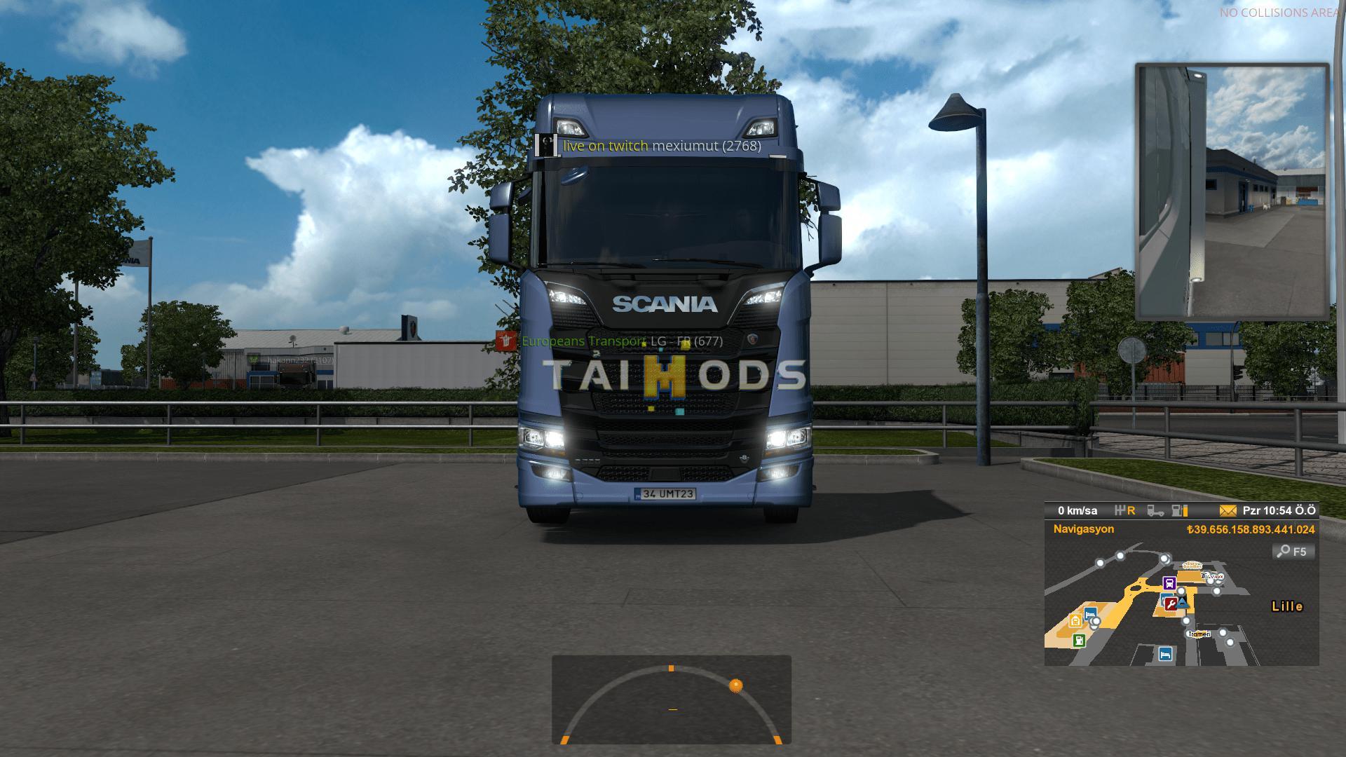 MOD ETS2 – Phụ Tùng ETS2 - Scania R 2016 Fog Lights 1.36.x (1.36.x)