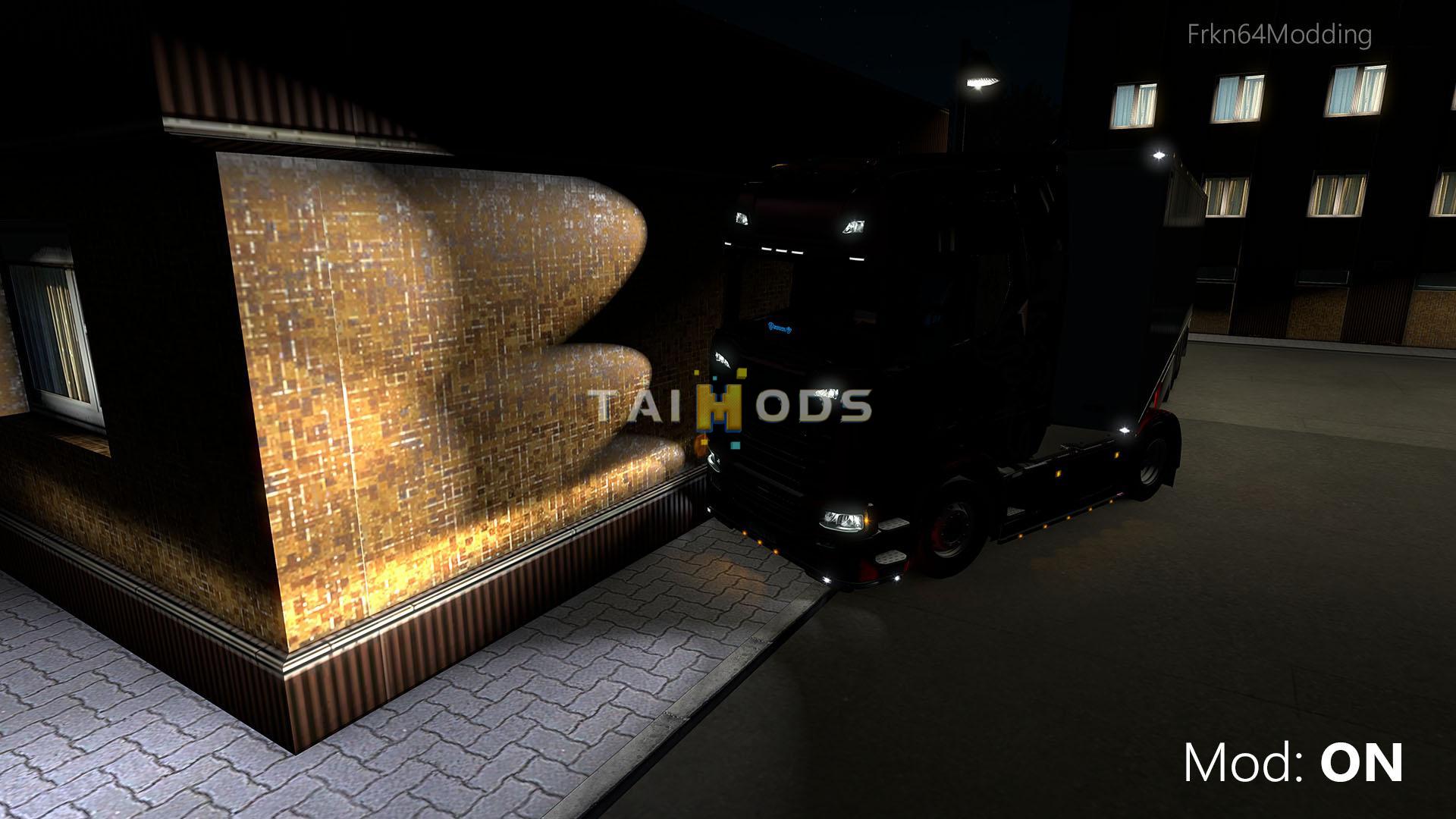 ETS2 - Realistic Vehicle Lights Mod V4.3 (1.36.x)