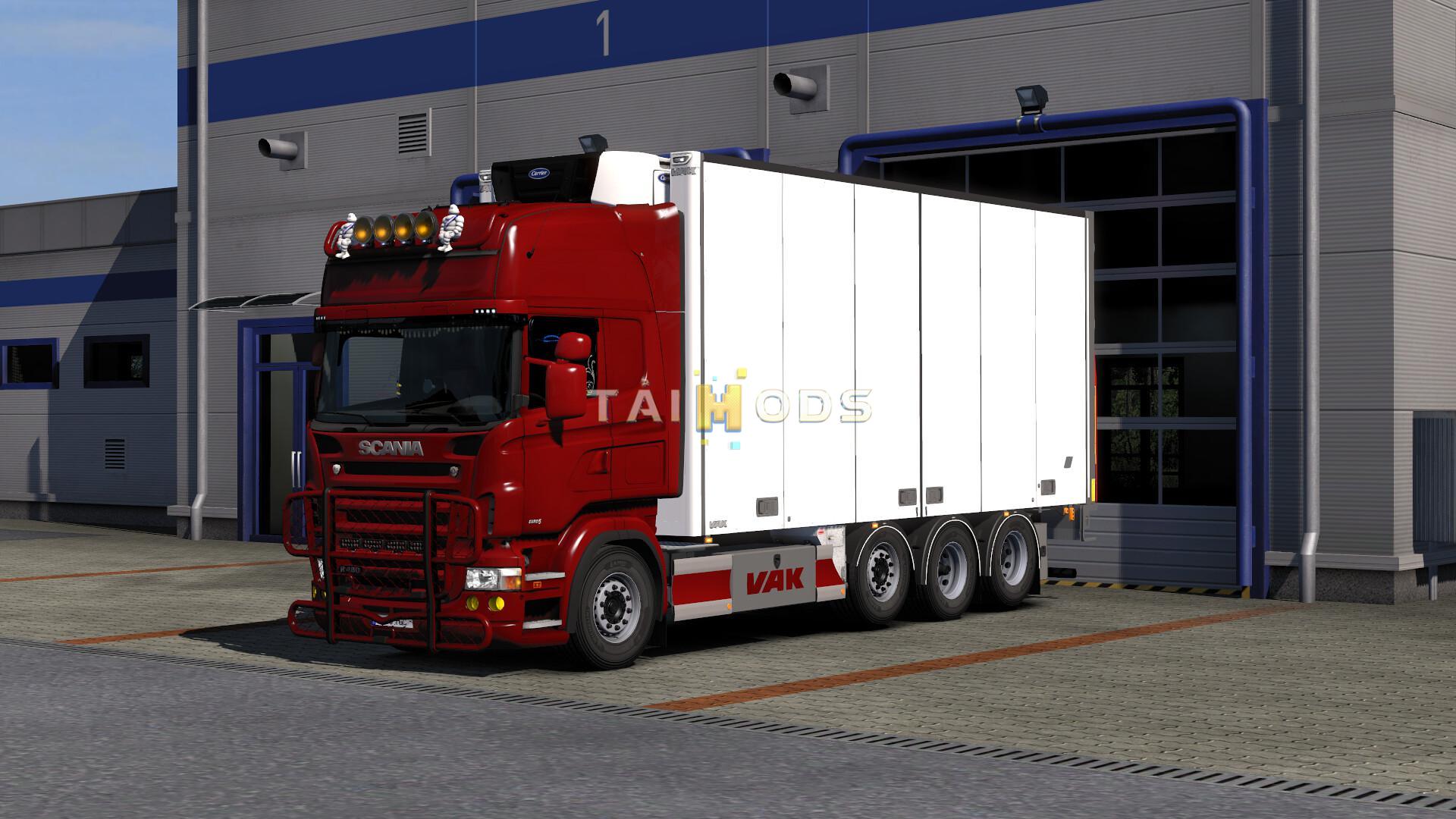 ETS2 - RJL Scania RS & R4 Tandem Addon V2.1 (1.36.x)
