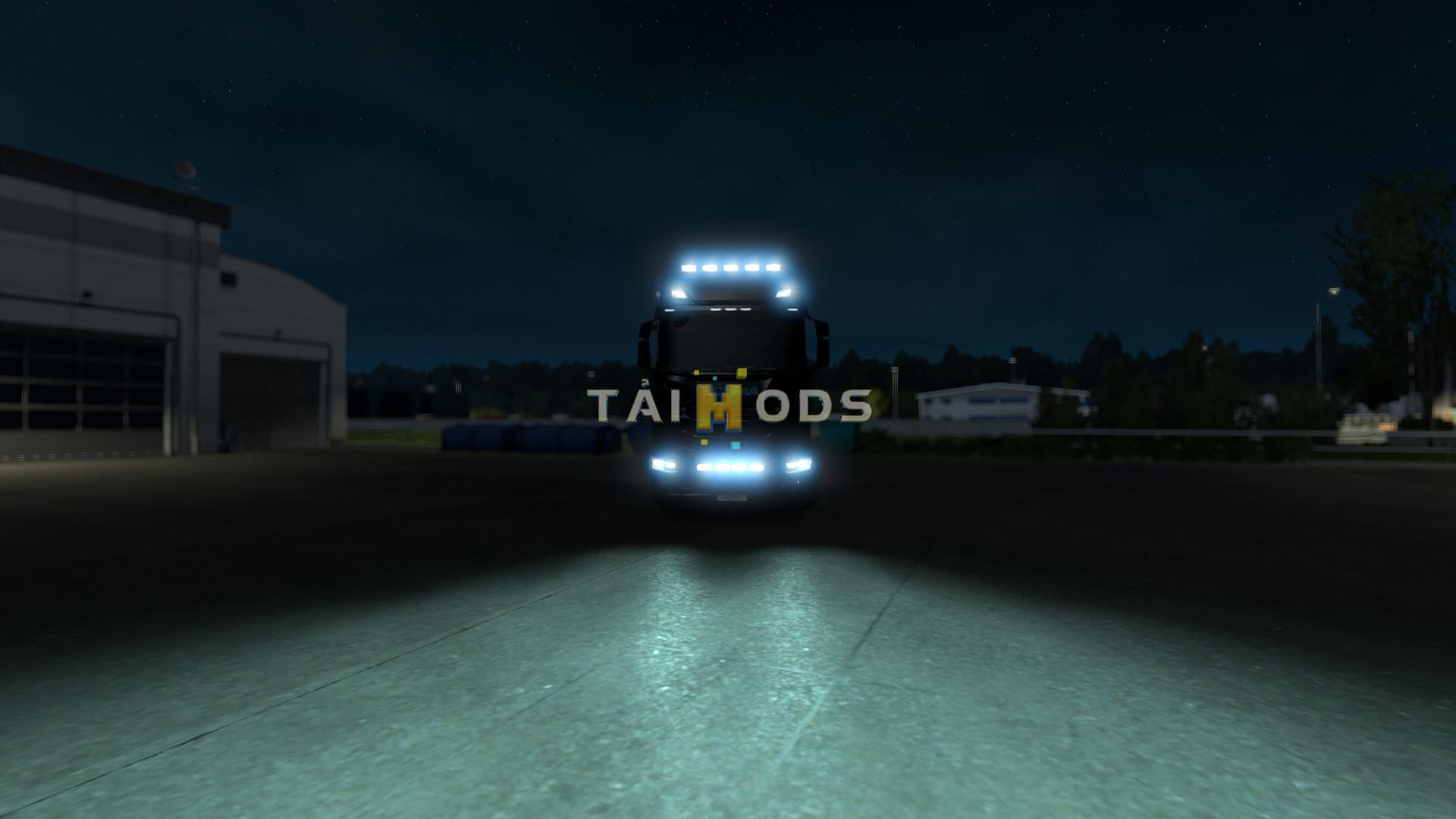ETS2 - All Trucks for Flare And 5500 K Lights V1.4 (1.36.x)