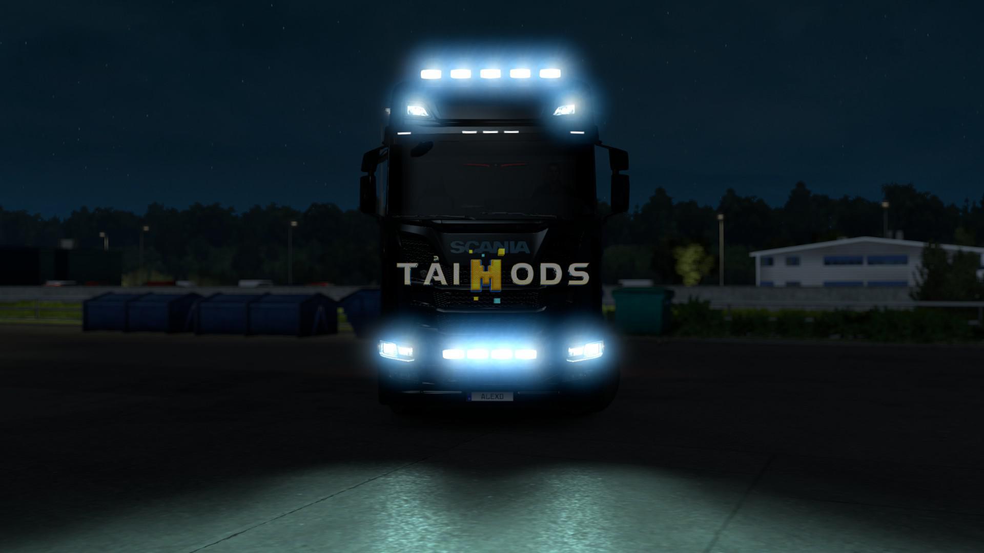 ETS2 - All Trucks for Flare And 5500 K Lights V1.4 (1.36.x)