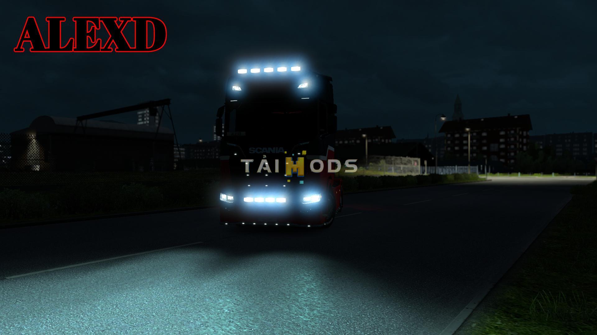 ETS2 - All Trucks for Flare And 5500 K Lights V1.4 (1.36.x)