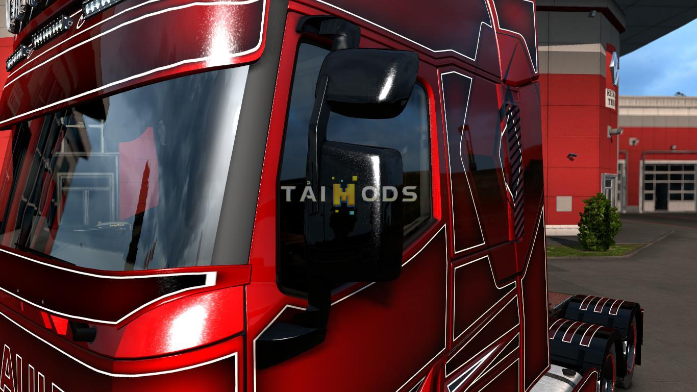 MOD ETS2 – Phụ Tùng ETS2 - Renault Range T Accessoires + Skins V1.0 (1.36.x)