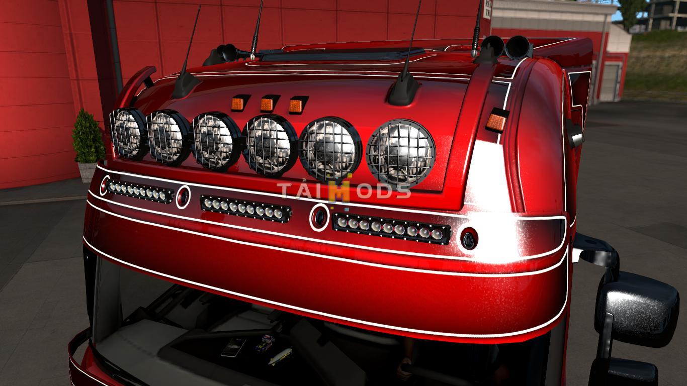 MOD ETS2 – Phụ Tùng ETS2 - Renault Range T Accessoires + Skins V1.0 (1.36.x)