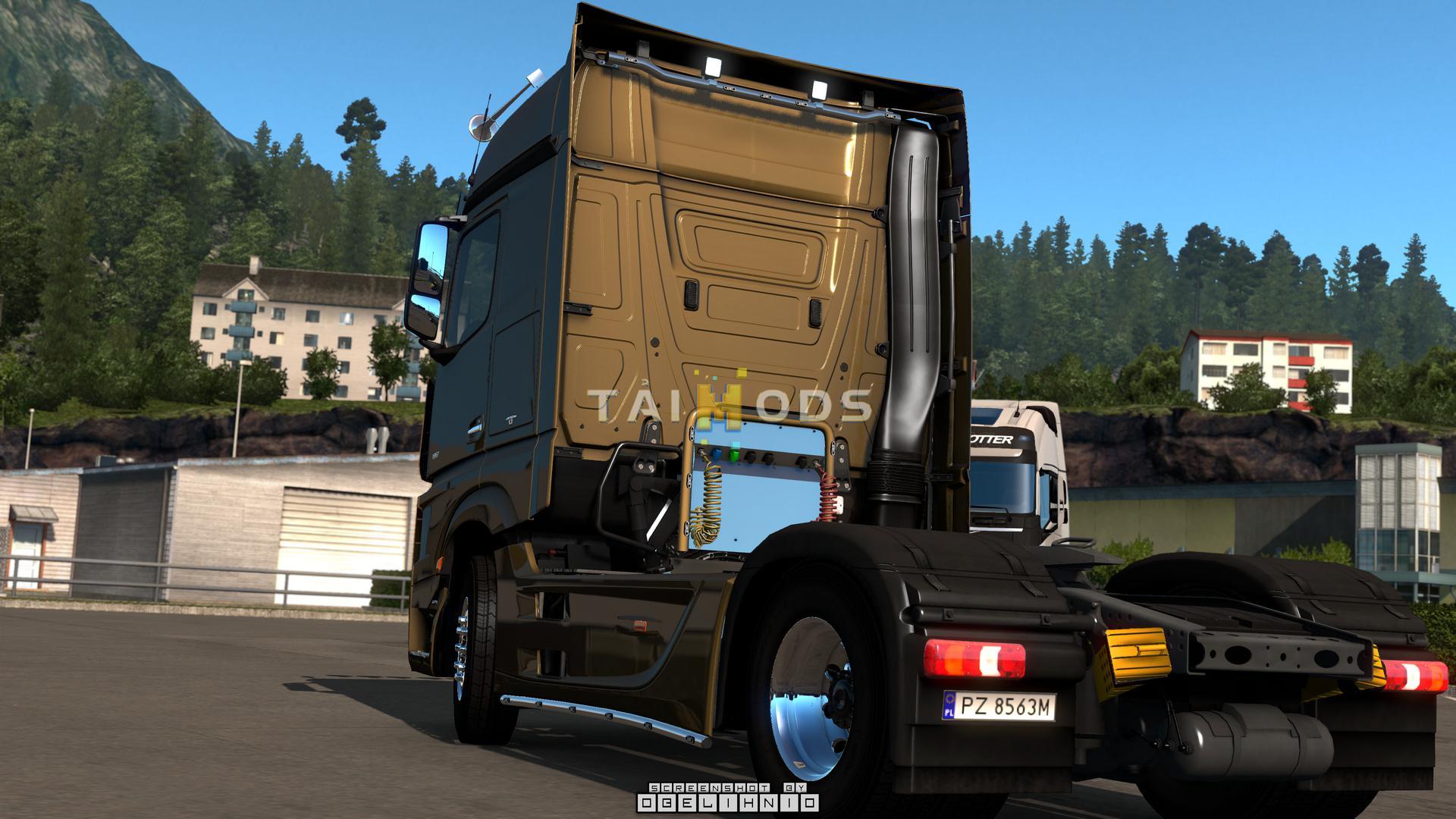 MOD ETS2 – Phụ Tùng ETS2 - Kelsa Lightbars for Mercedes-Benz Actros MP3 & MP4 (1.36.x)