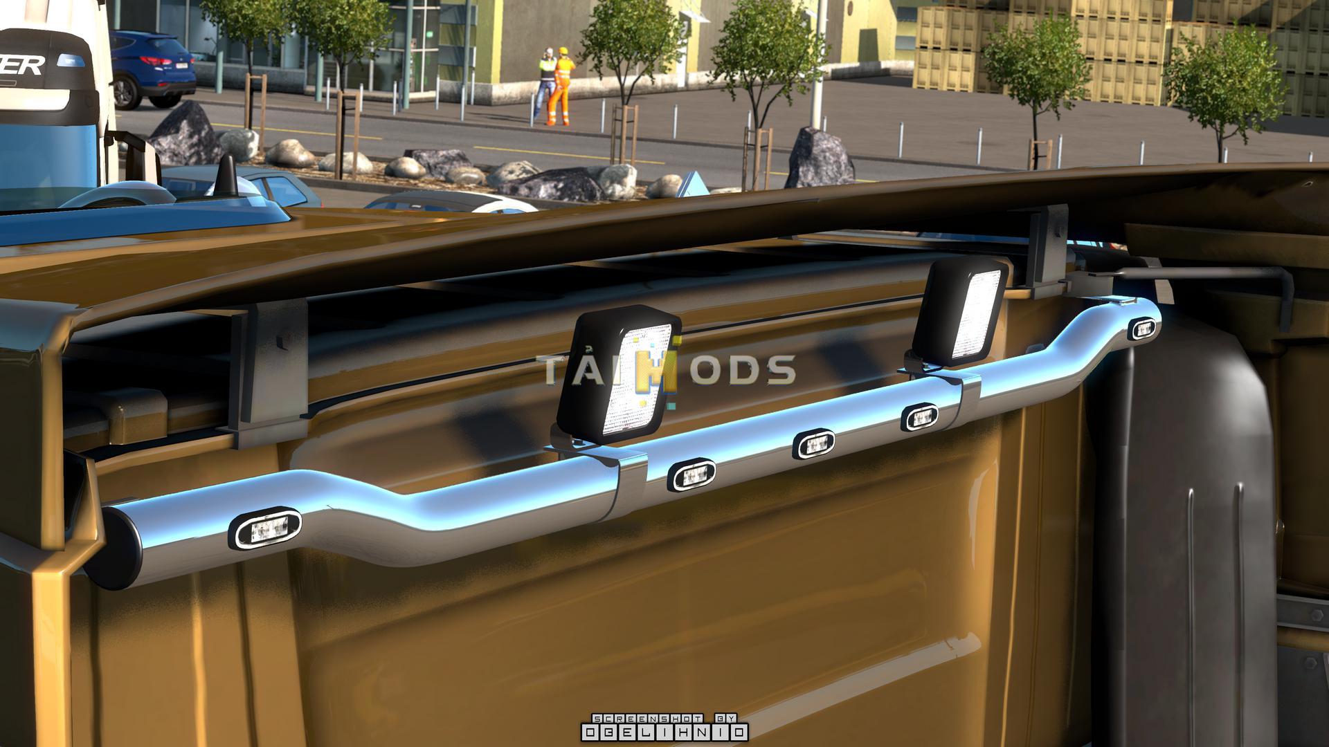 MOD ETS2 – Phụ Tùng ETS2 - Kelsa Lightbars for Mercedes-Benz Actros MP3 & MP4 (1.36.x)