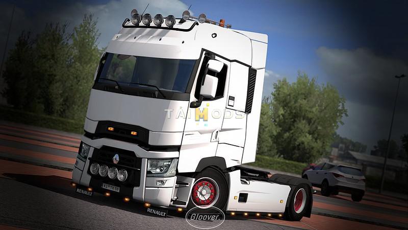 MOD ETS2 – Phụ Tùng ETS2 - Renault T Light Improvements / Lowered Chassis V1.1 (1.35.x)