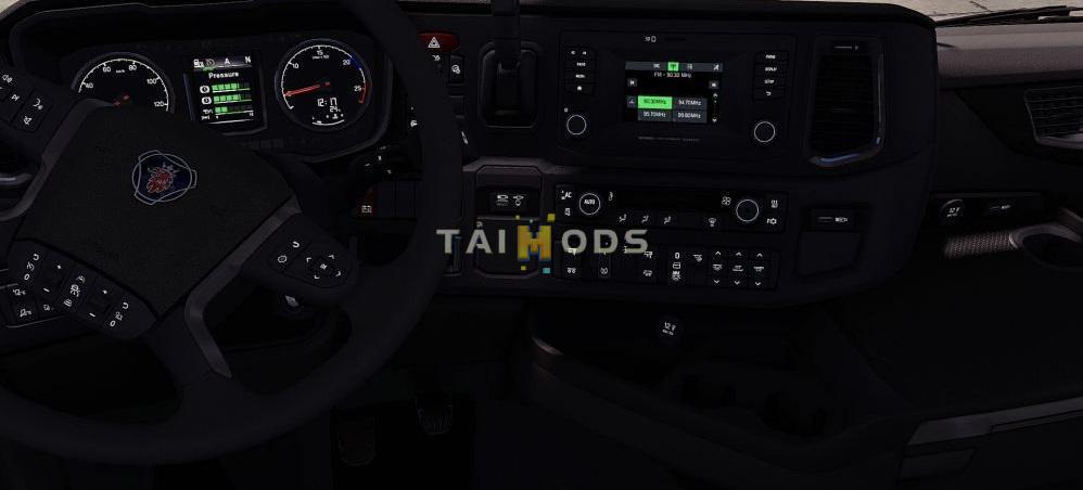 ETS2 - Radio Screen for NextGen R&S EU/UK V1.0 (1.35.x)