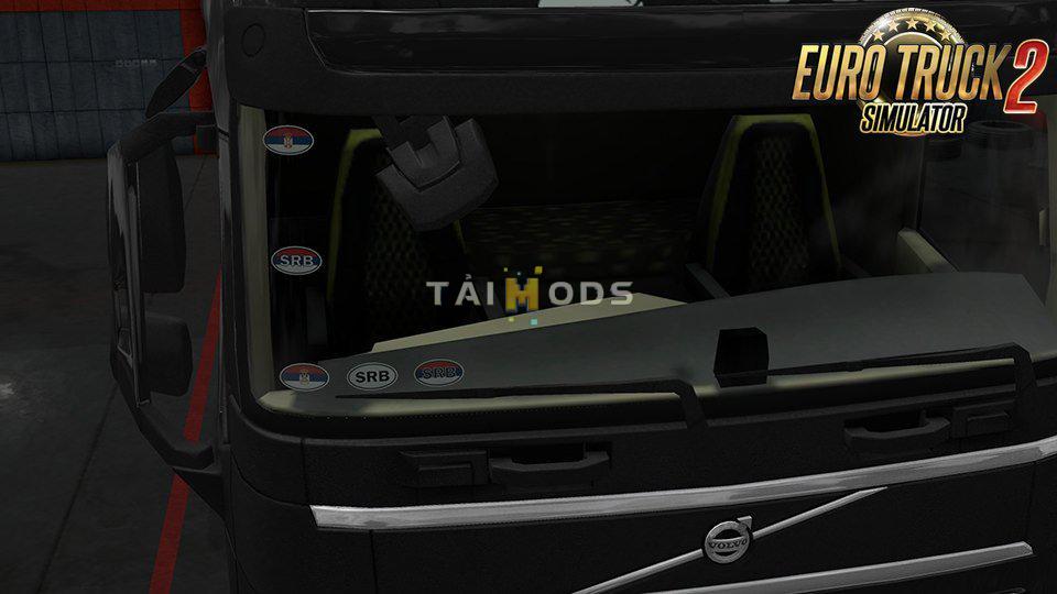 ETS2 - Signs on Your Truck V1.1.1.89 (1.35.X)