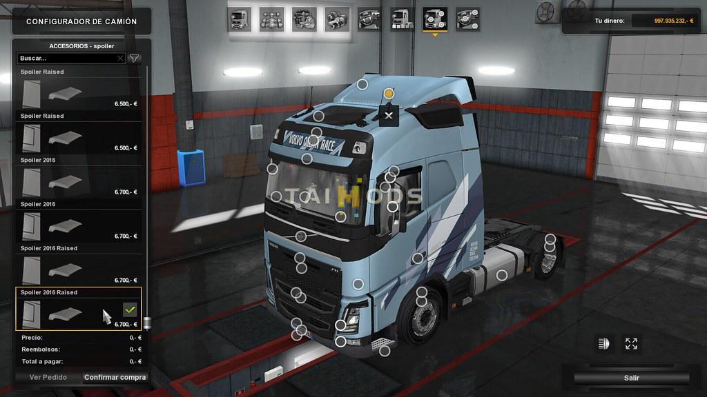 MOD ETS2 – Phụ Tùng ETS2 - Low Deck Chassis Addon for Eugene Volvo FH V1.4 (1.35.x)
