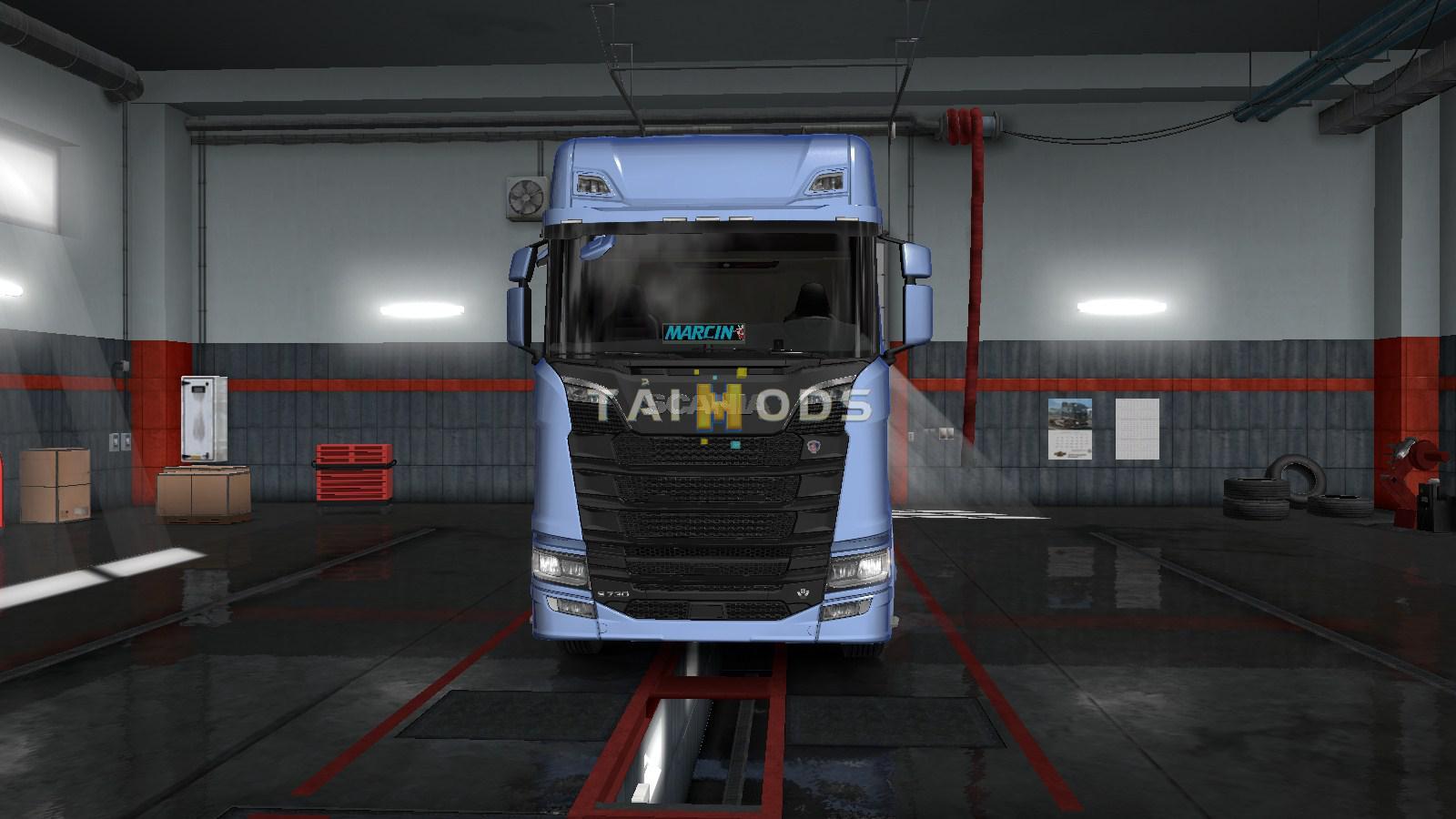 ETS2 - Led Name Glass Sticker (1.35.X)