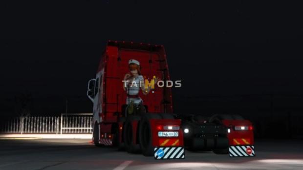 ETS2 - Volvo FH12/16 (Pendragon) Kasumi Nurse Outfit Skin V1.0 (1.49.x)