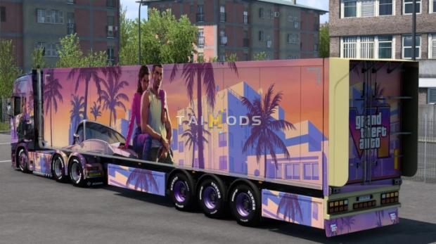 ETS2 - Grand Theft Auto VI Skin V1.0 (1.49.x)