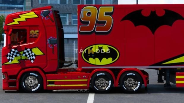 ETS2 - Cars Lightning McQueen Truck Skin (1.48.x)