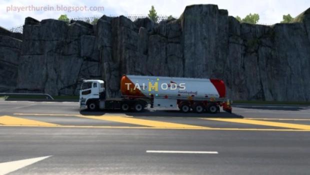 ETS2 - SK Energy Skin for SCS Fuel Tank by Player Thurein V1.0 (1.47.x)