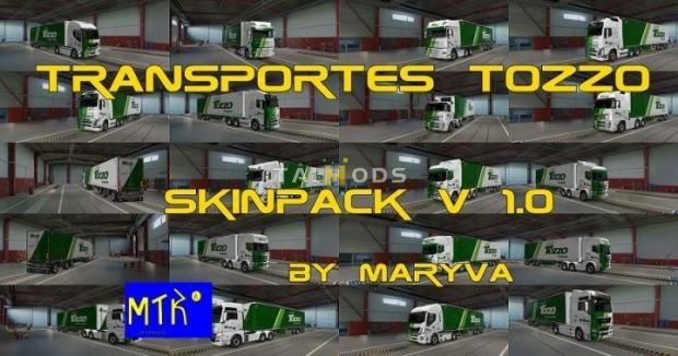 ETS2 - Tozzo Transportes Skinpack V1.0 (1.47.x)