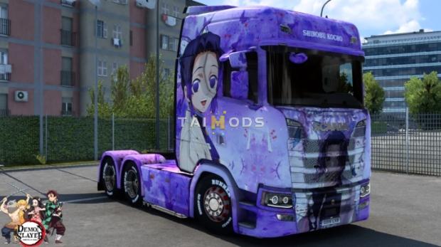 ETS2 - Demon Slayer Kimetsu No Yaiba Shinobu Kocho Skin (1.47.x)