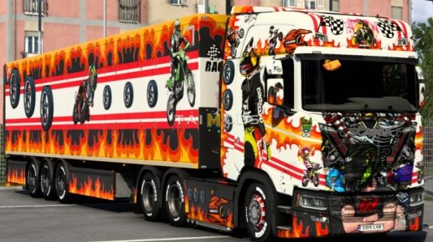 ETS2 - Scania Bike Riders Skin (1.47.x)