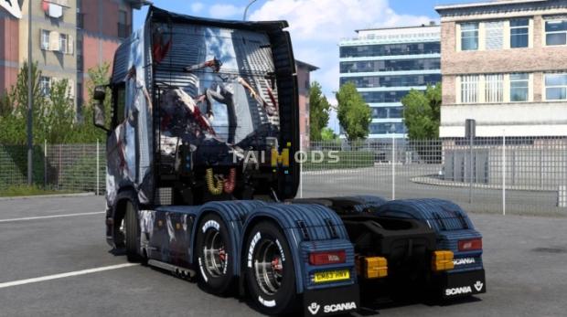 ETS2 - Scania Chainsaw Man Skin (1.46.x)