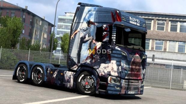 ETS2 - Scania Chainsaw Man Skin (1.46.x)