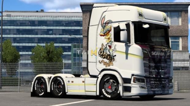 ETS2 - Scania Bugs Bunny Skin 02 (1.46.x)