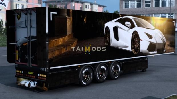 ETS2 - Lamborghini Aventador Trailer Skin (1.46.x)