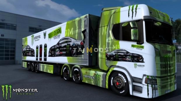 ETS2 - Monster Energy Skin (1.45.x)