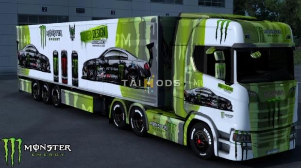 ETS2 - Monster Energy Skin (1.45.x)