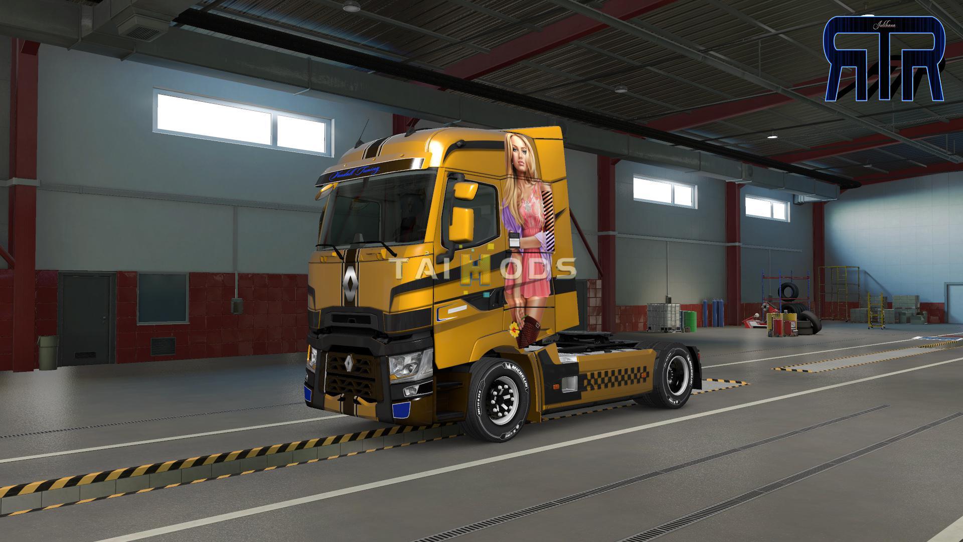 ETS2 - Renault Range T Kimberly Paintjob V1.0 (1.37.x)