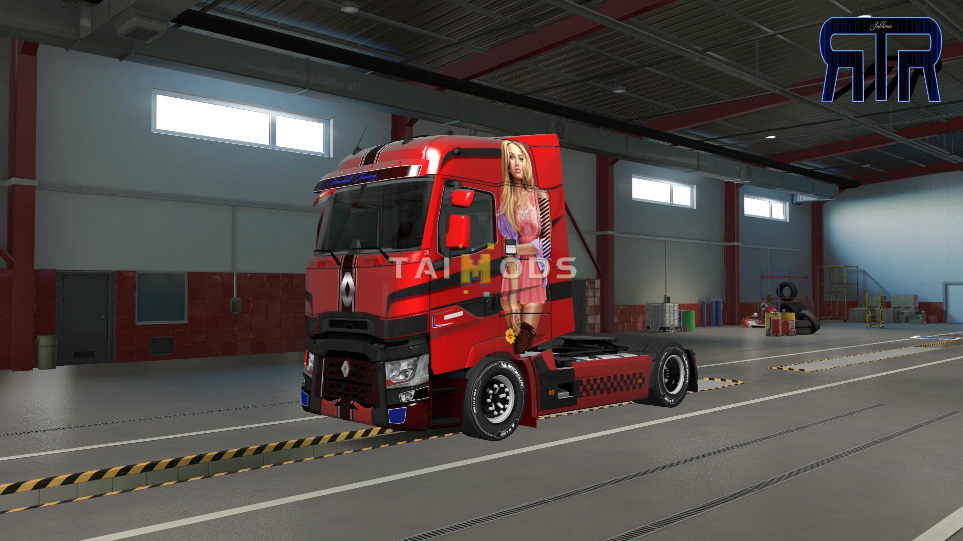ETS2 - Renault Range T Kimberly Paintjob V1.0 (1.37.x)