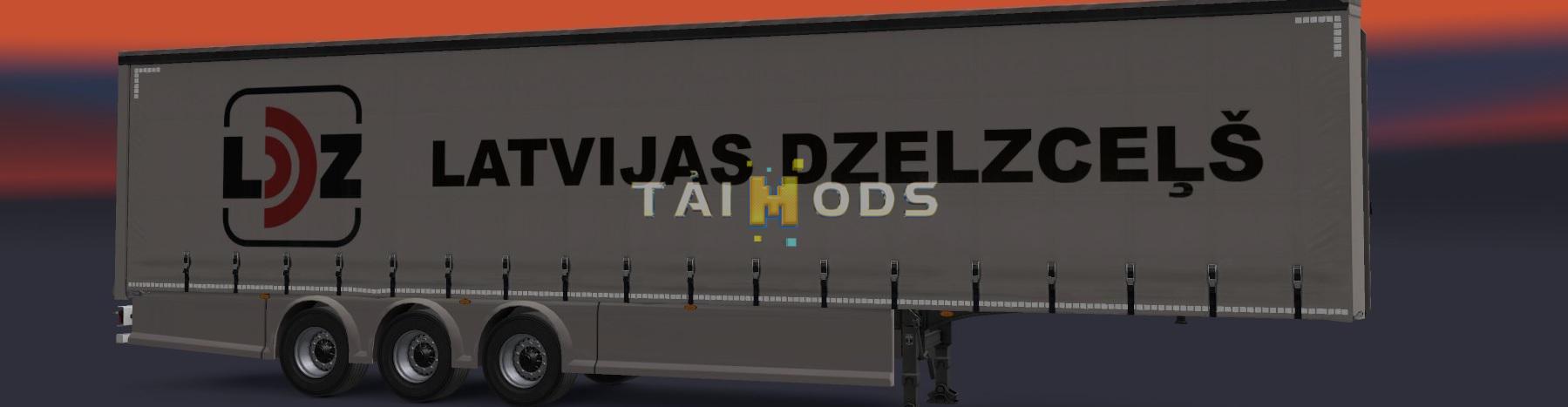 ETS2 - Baltic DLC Trailer Mod V2.0 (1.37.x) (1.35.x)