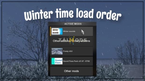 ETS2 - Winter Sounds V3.0 (1.46.x)