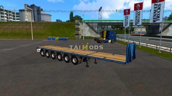 ETS2 - Ballast Trailer 6 Axles V1.0 (1.41.x)