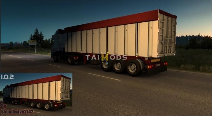 ETS2 - Fruehauf VFK Ownable Tipper Trailer (1.40 - 1.41) (1.41.x)
