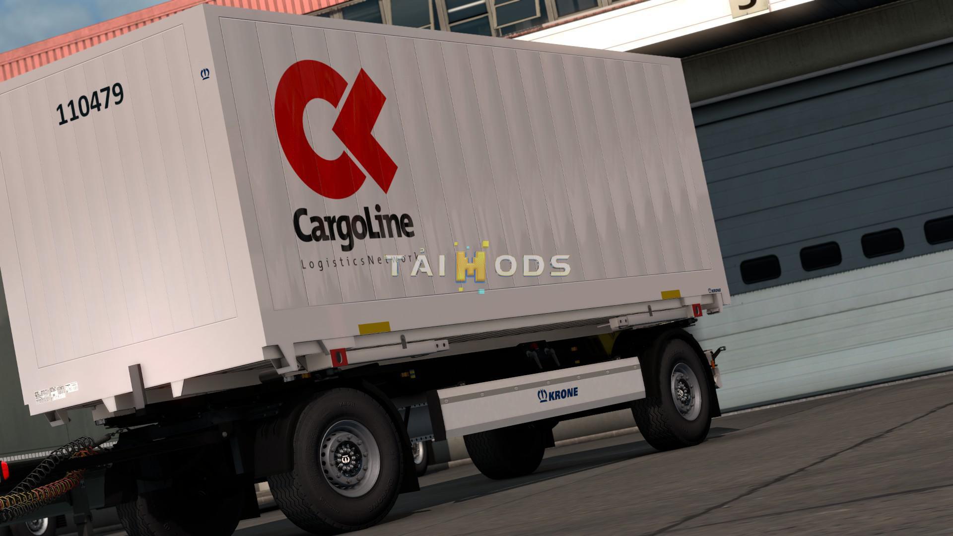 ETS2 - Krone Profi Box Carrier AZW18 eLB9 (1.39.x)