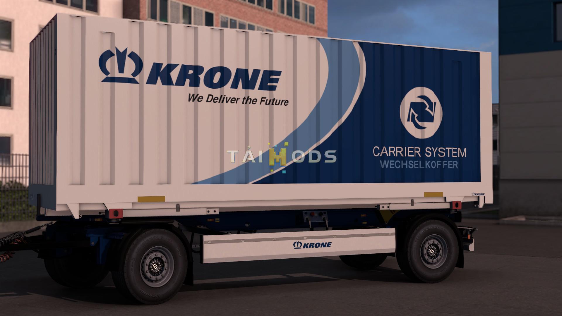 ETS2 - Krone Profi Box Carrier AZW18 eLB9 (1.39.x)