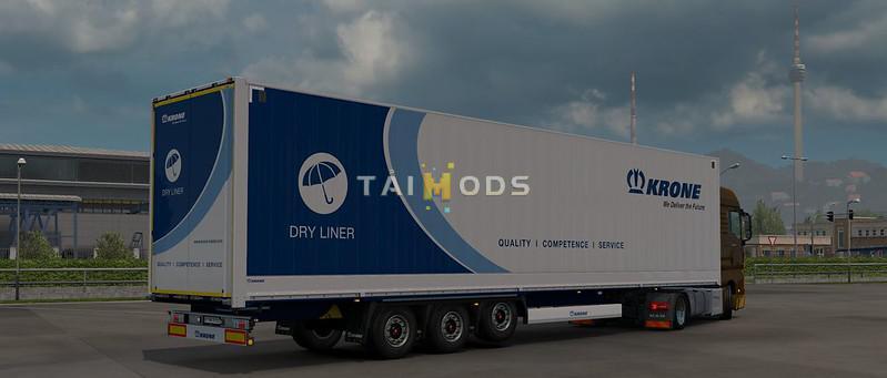 ETS2 - Krone DryLiner Mega Trailer V1.0 (1.39.x)