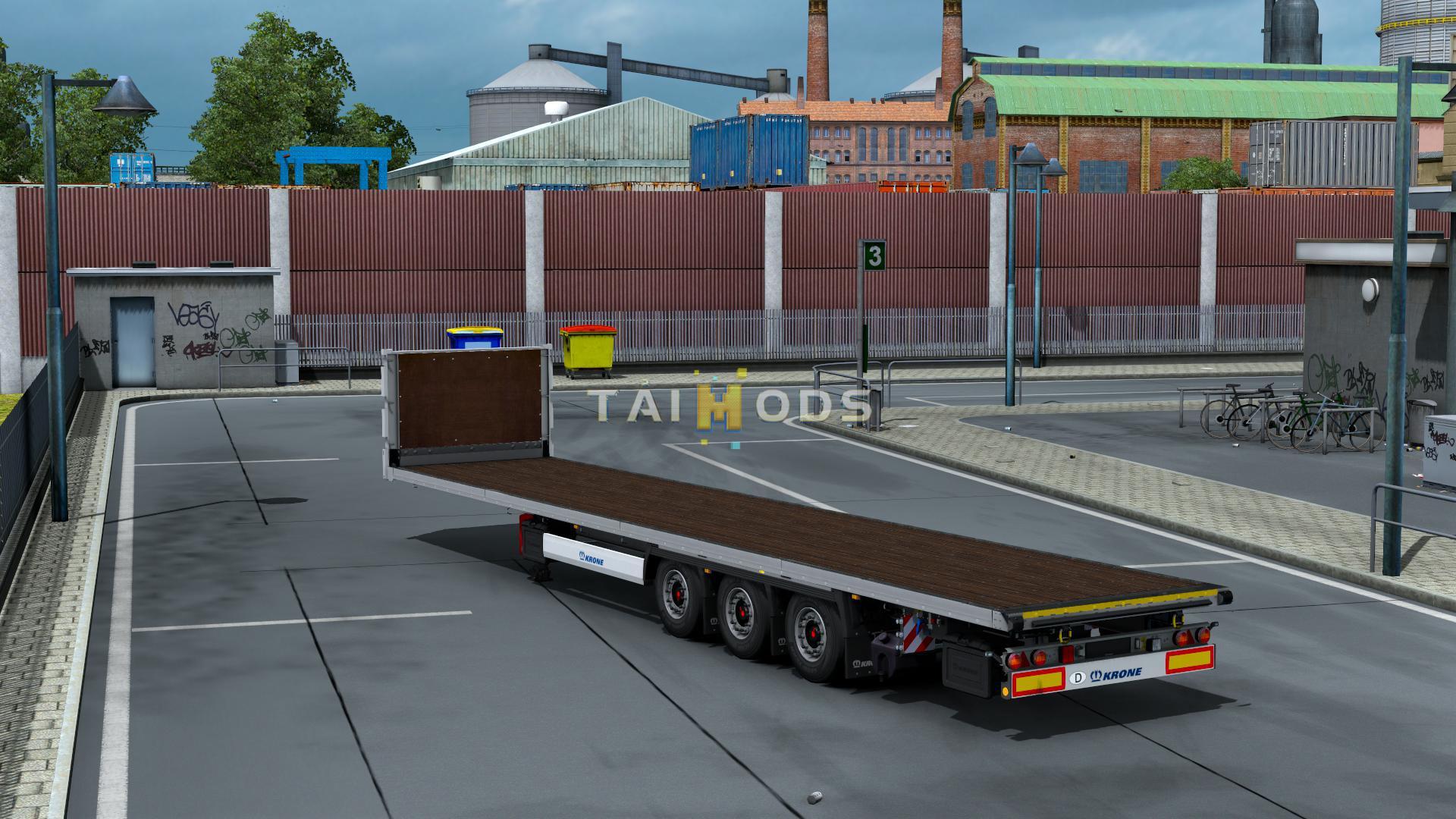 ETS2 - Krone Megaliner HD Flatbed Trailer (1.39.x)