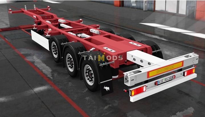 ETS2 - Schmitz Container Trailer SCF V1.0 (1.37.x)
