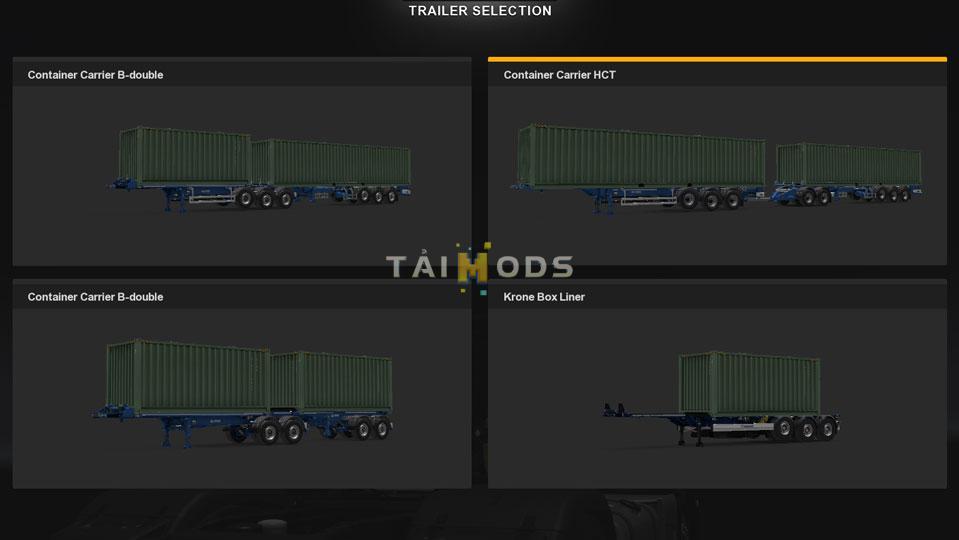 ETS2 - Freight Market Flatbed Doubles V1.0 (1.36.x)