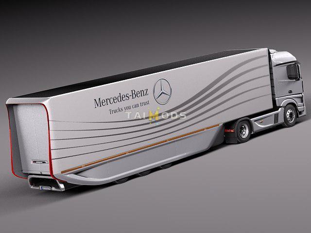 ETS2 - Mercedes-Benz AeroDynamic Trailer V2.0 (1.36.x)