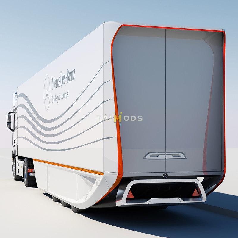 ETS2 - Mercedes-Benz AeroDynamic Trailer V2.0 (1.36.x)
