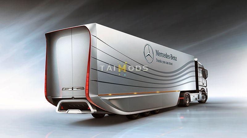 ETS2 - Mercedes-Benz AeroDynamic Trailer V2.0 (1.36.x)