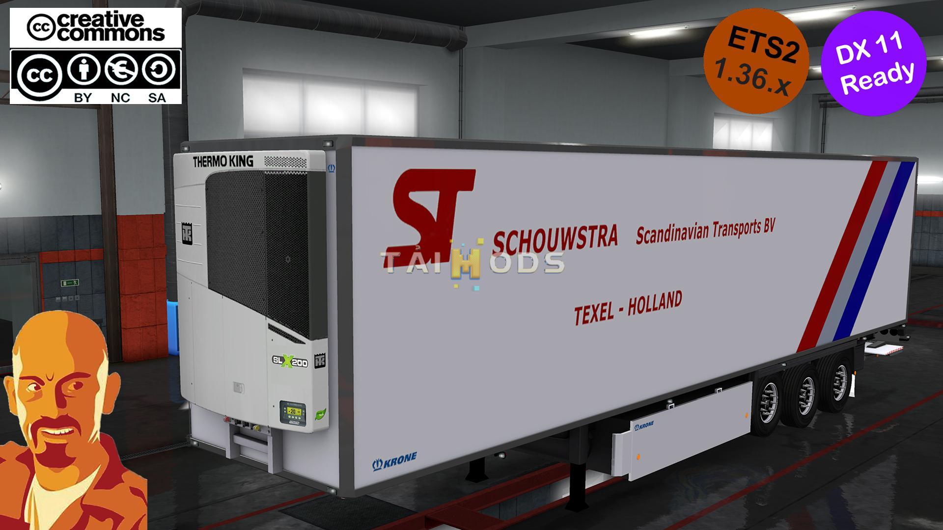 ETS2 - Krone Schouwstra Trailers (1.36.x)