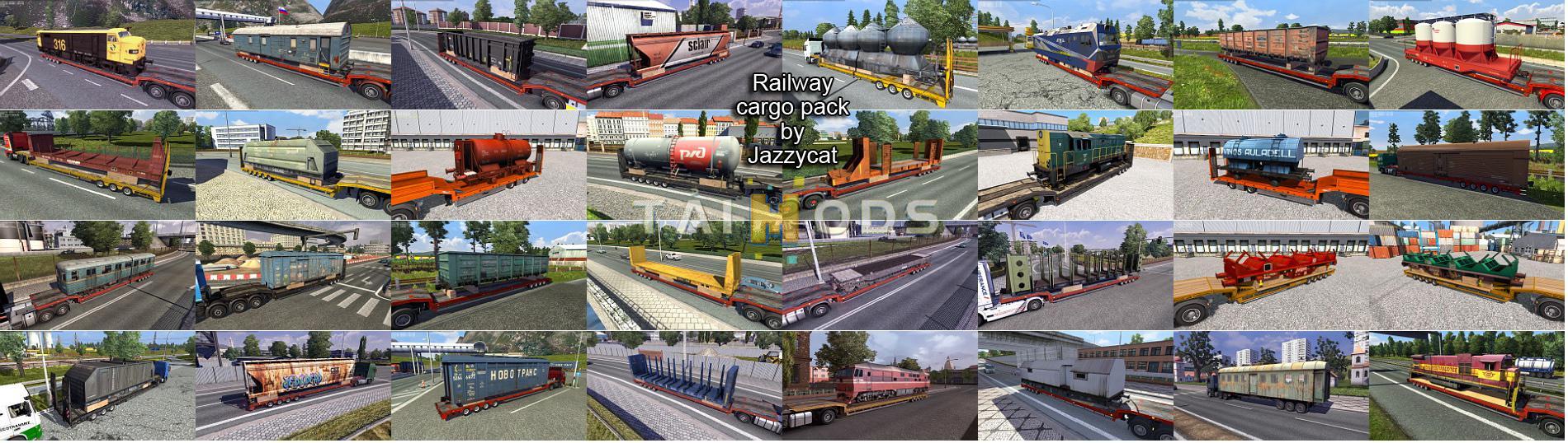 ETS2 - Railway Cargo Pack V2.1 (1.36.x)