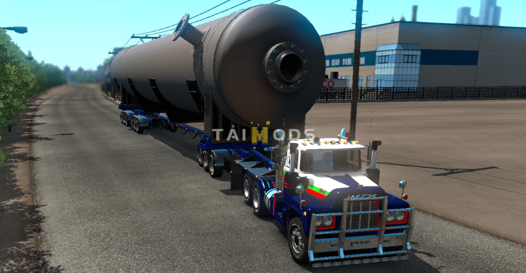 ETS2 - Overweight 9 Axle Dolly with Steer And Lift Axle (1.36/1.37) (1.37.x)
