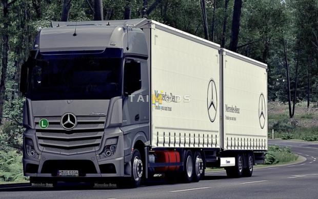 ETS2 - Mercedes New Actros Truck V1.7 (1.43.x)