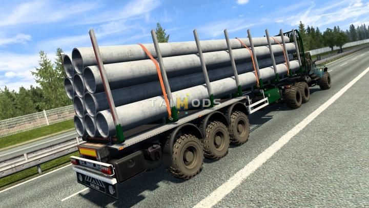 ETS2 - KrAZ 255-258 (1963-1967) New Update 1.41.x